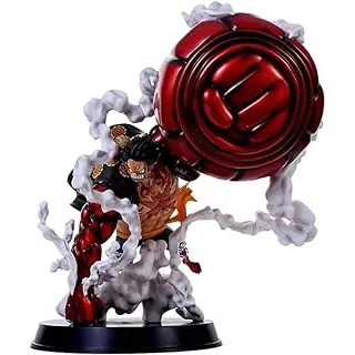 Action Figure Luffy Gear Four 24 Cm One Piece Estatueta Boneco Anime Colecionavel
