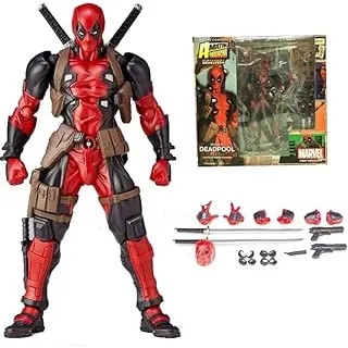 Boneco Deadpool Action Figure Articulado Marvel Brinquedo Colecionavel Com Acessorios Moveis Presente Herói