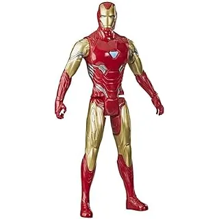Boneco Marvel Avengers Titan Hero, Figura de 30 cm Vingadores - Homem de Ferro - F2247 - Hasbro, Vermelho e dourado