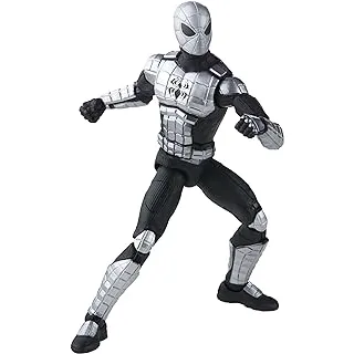 Boneco Marvel Legends Series Figura de 15 cm com Acessórios - Spider-Armor Mk I - F3698 - Hasbro, Preto e cinza