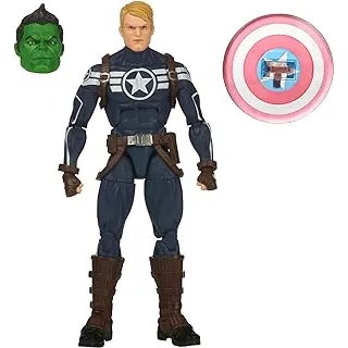 Boneco Marvel Legends Series The Marvels - Figura de 15 cm com acessórios - Comandante Rogers - F3685 - Hasbro