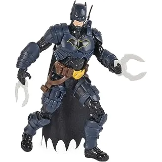 DC Comics, Batman Adventures, Batman Action Figure with 16 Armor Accessories, 17 Points of Articulation, 12-inch, Super Hero Kids Toy for Boys & Girls