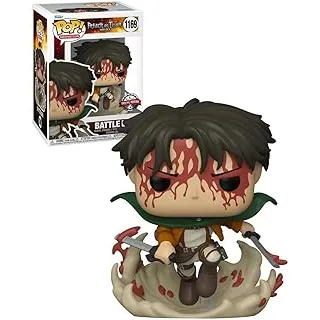 Funko POP! Attack on Titan - Levi em Batalha (Edição Especial) #1169