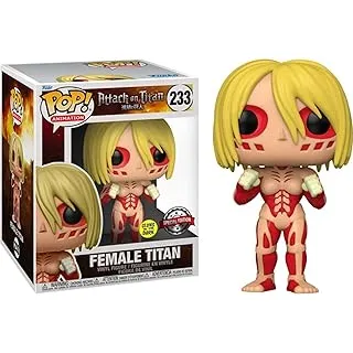 Funko POP! Attack on Titan - Titã Fêmea (Glow, Edição Especial) #233