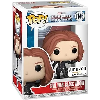 Funko POP! Marvel - Viúva Negra Guerra Civil (Exclusivo) #1146