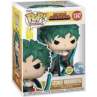 Funko POP! My Hero Academy - Deku Chicote Negro (Glow, Edição Especial) #1347