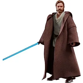 STAR WARS Boneco The Black Series, Figura 15 cm - Obi-Wan Kenobi (Wandering Jedi) - F4358 - Hasbro, Marrom