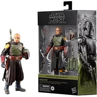 STAR WARS Boneco The Black Series, Figura de 15 cm - Boba Fett (Sala do Trono) - F4064 - Hasbro, Cinza, verde, marrom e dourado